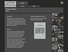 Tablet Screenshot of 3pointstudios.com